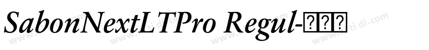 SabonNextLTPro Regul字体转换 SabonNextLTPro Regul字体转换